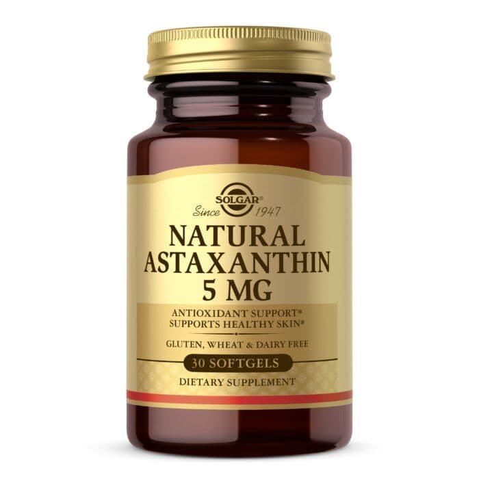 SOLGAR Astaxanthin, 5 mg (30 gélules)