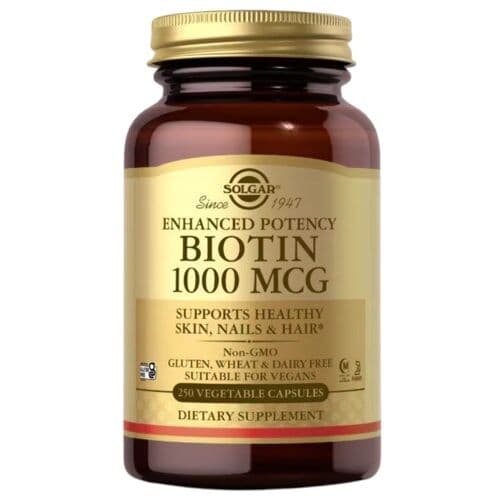 SOLGAR Biotin 1000 µg (250 capsules)
