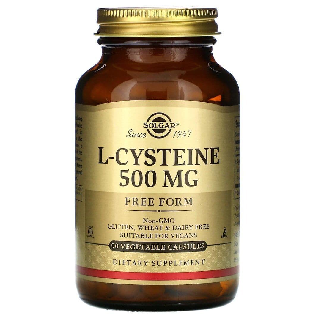 SOLGAR L-Cysteine, 500 mg (90 capsules)
