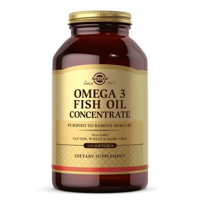 SOLGAR Omega 3 – Fish Oil Concentrate (120 capsules)