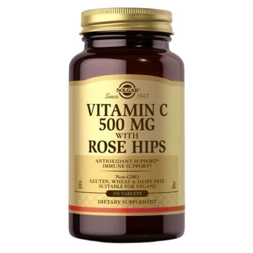 SOLGAR Vitamin C with Rose Hips (250 tabs)