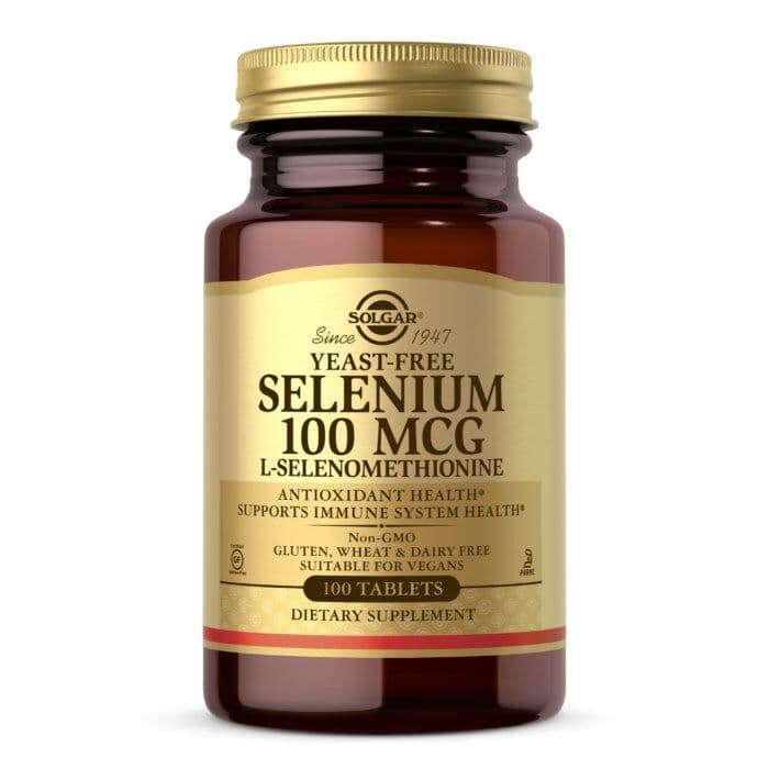 SOLGAR Selenium (Yeast Free), 100 µg (100 tabs)