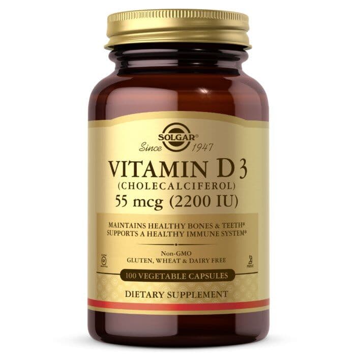 Vitamin D3 Cholecalciferol, 55 µg – 100 kapsler