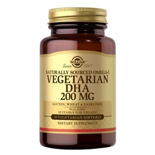SOLGAR Omega-3 Vegetarian DHA 200 mg (50 softgels)