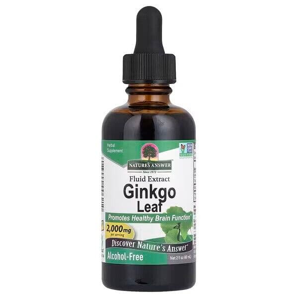 Ginkgo Leaf, 2000mg - 60 ml.