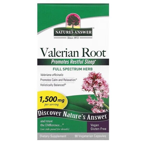 Valerian Root, 1500mg - 90 vcaps