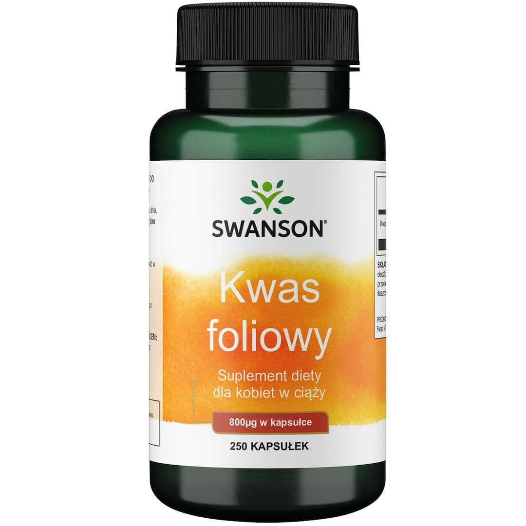 Folic Acid, 800µg – 250 capsules