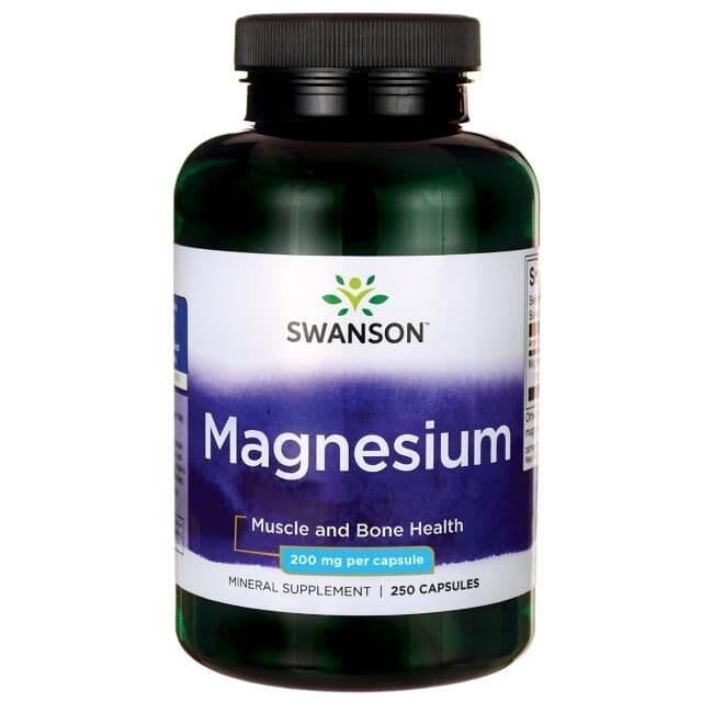 Magnesium, 200mg – 250 capsules