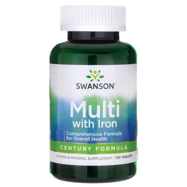 Multi with Iron – Century Formula – 130 tabletter