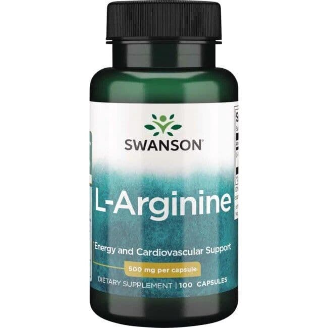 SWANSON L-arginina 500mg 100kaps