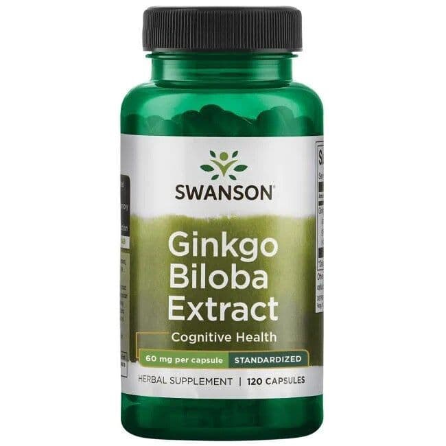Ginkgo Biloba Extract, 60mg – 120 capsules