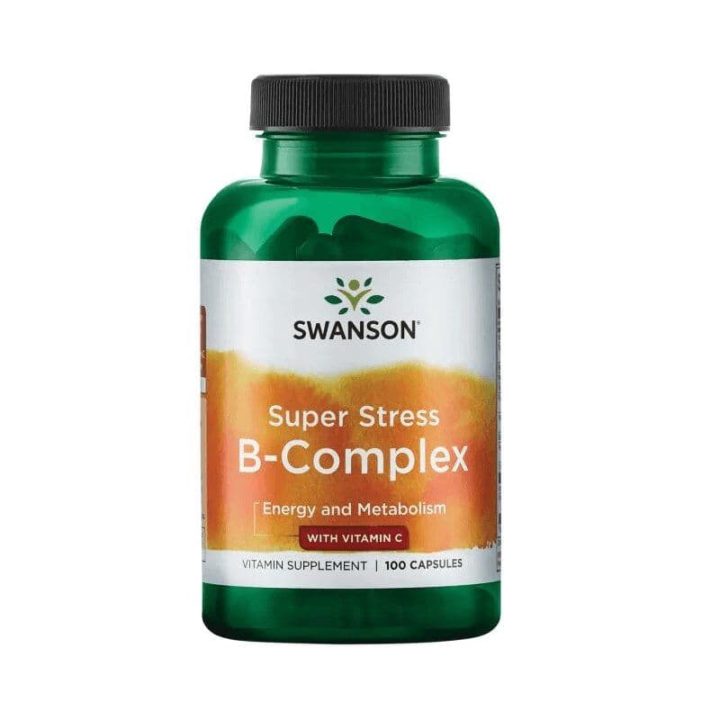 Super Stress B-Complex with Vitamin C - 100 Kapseln