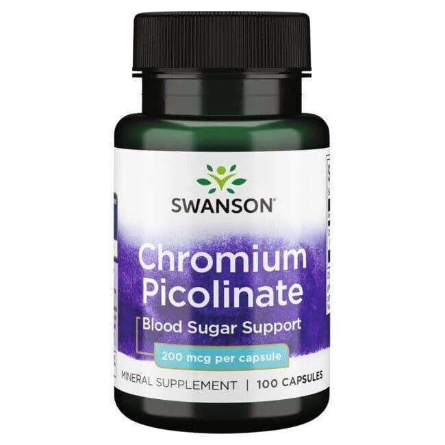 Chromium Picolinate, 200µg – 100 capsules