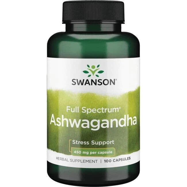 SWANSON Ashwagandha 450mg 100capsules