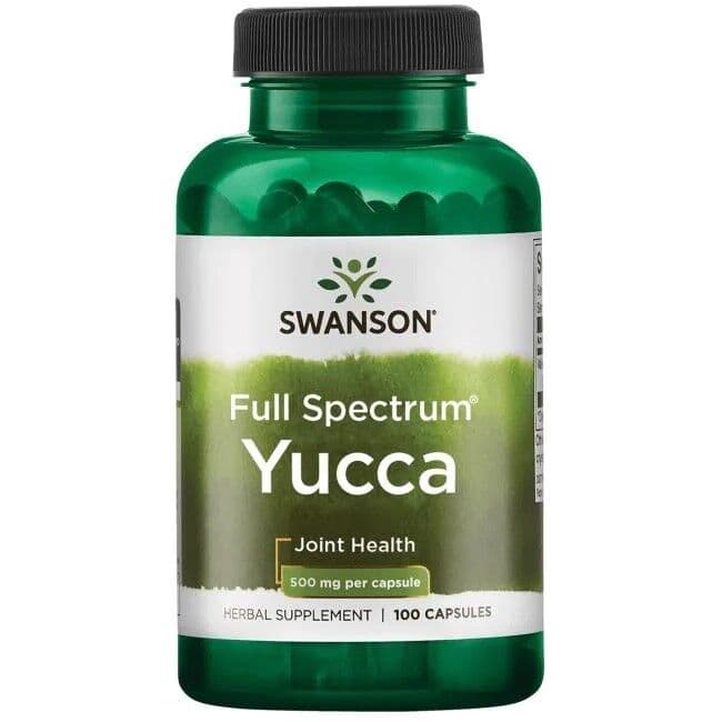 Full Spectrum Yucca, 500mg - 100 capsule