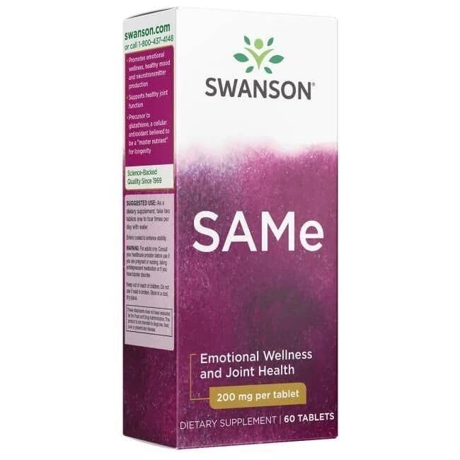 SWANSON SAMe 200mg 60tabl
