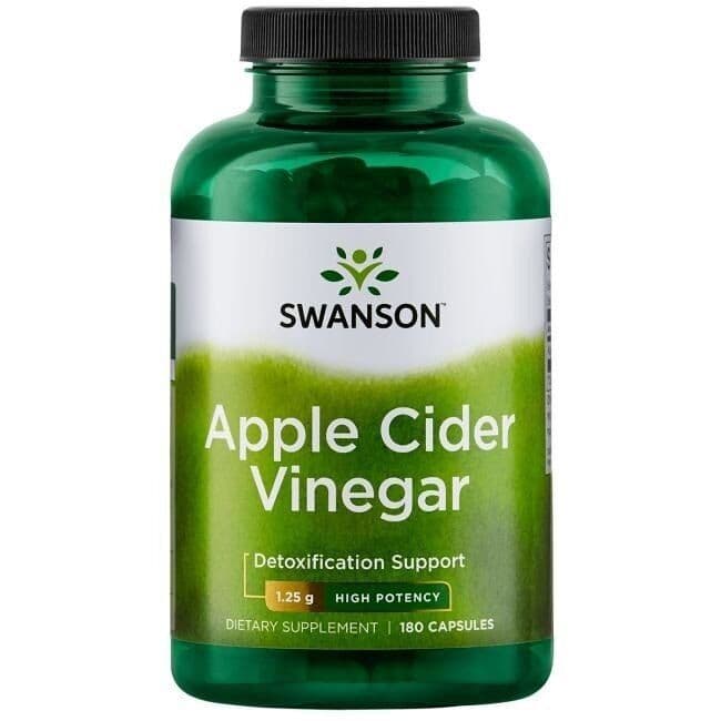 Apple Cider Vinegar, 1250mg High Potency – 180 capsules