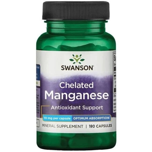 SWANSON Albion Chelat Manganu 10mg 180kaps