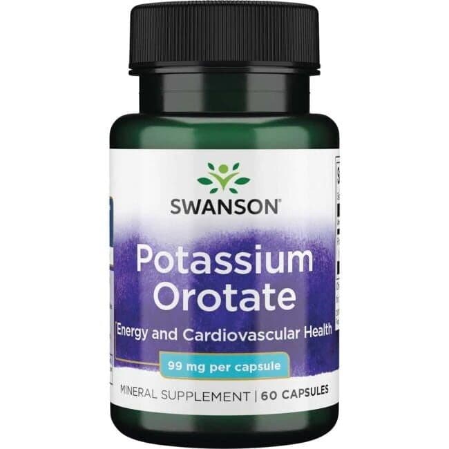 Potassium Orotate, 99mg – 60 capsules