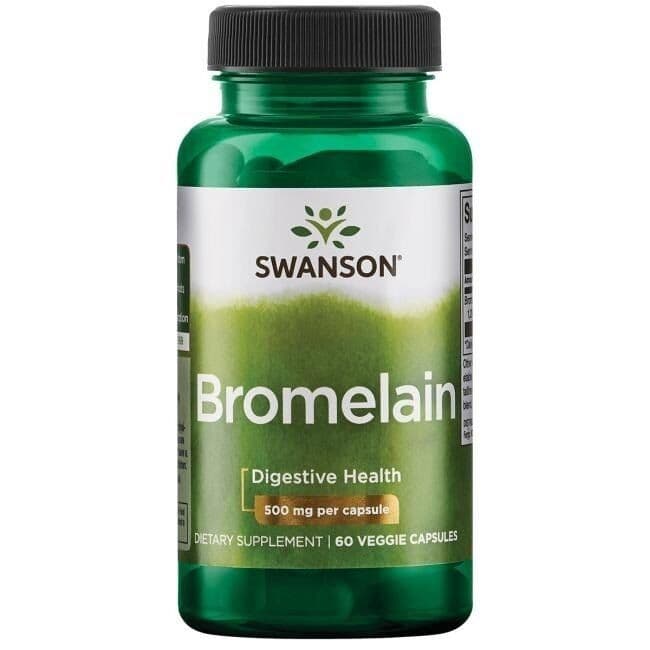 Bromelain, 500mg - 60 v-capsules
