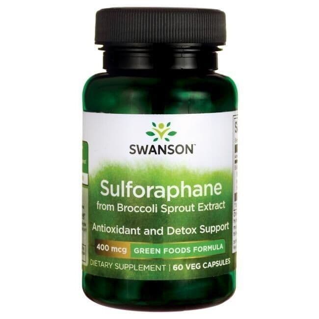 Sulforaphane from Broccoli Sprout Extract, 400µg – 60 vcaps