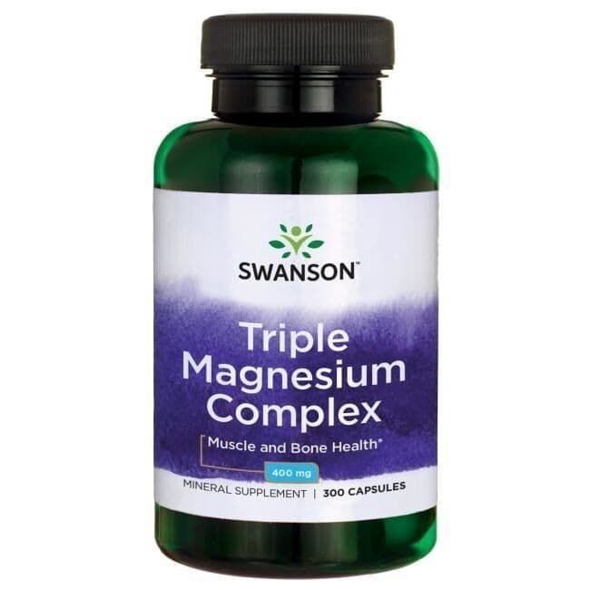Triple Magnesium Complex, 400mg – 300 capsules