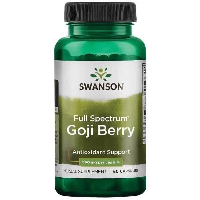 Full Spectrum Goji Berry, 500mg – 60 capsules