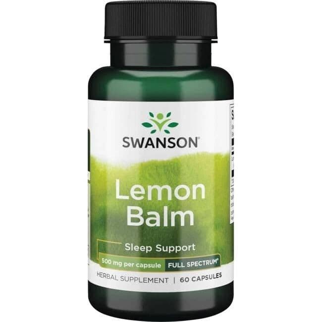 Full Spectrum Lemon Balm, 500mg – 60 capsules