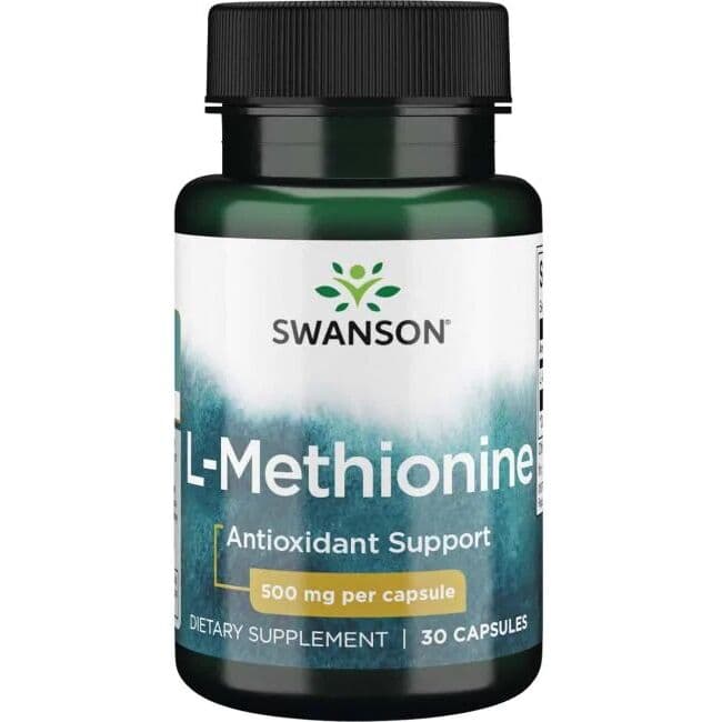 L-Methionine, 500mg – 30 capsules