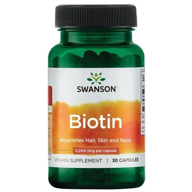 Biotin, 5000µg – 30 capsules