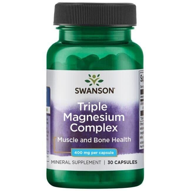 Triple Magnesium Complex, 400mg – 30 capsules