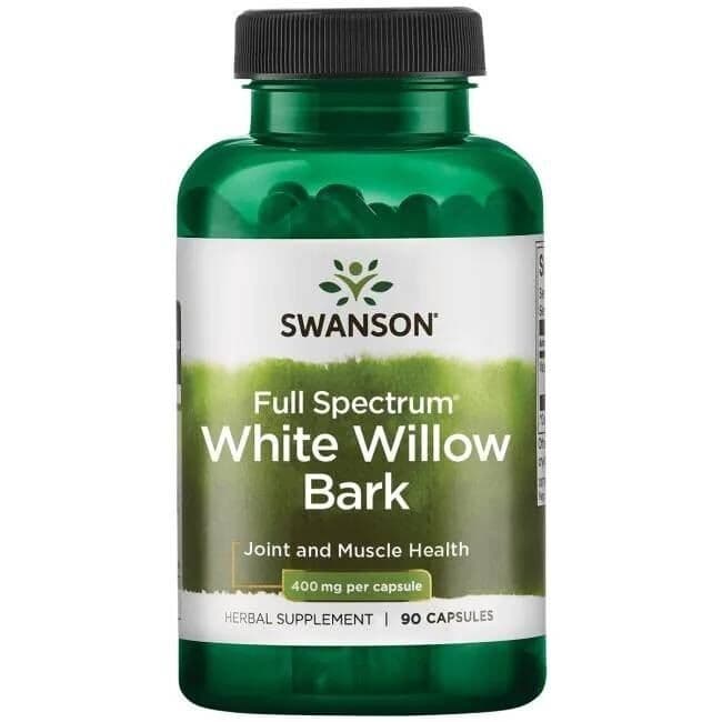 Full Spectrum White Willow Bark, 400mg – 90 capsules