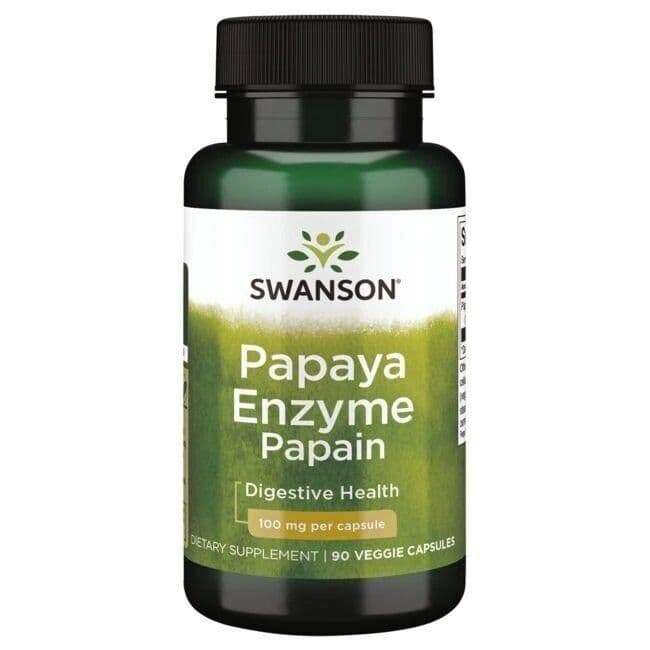 Papaya Enzyme Papain, 100mg – 90 v-capsules