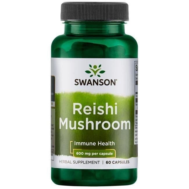 Reishi Mushroom, 600mg – 60 capsules
