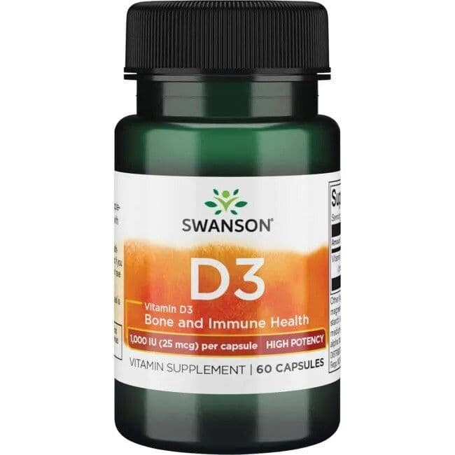 Vitamin D-3, 1000 IU – 60 capsules