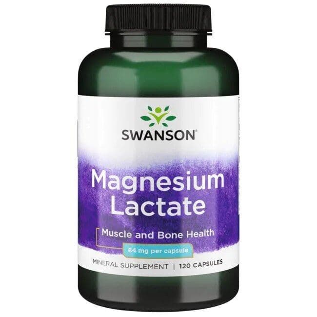 Magnesium Lactate, 84mg – 120 capsules