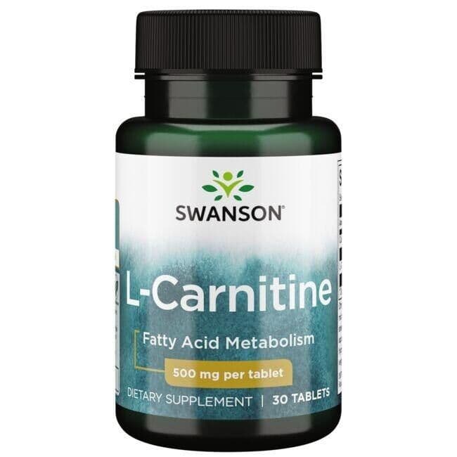 SWANSON L-karnityna 500mg 30 tablets