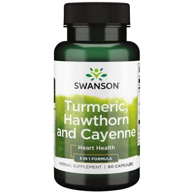Turmeric, Hawthorn and Cayenne - 60 capsules