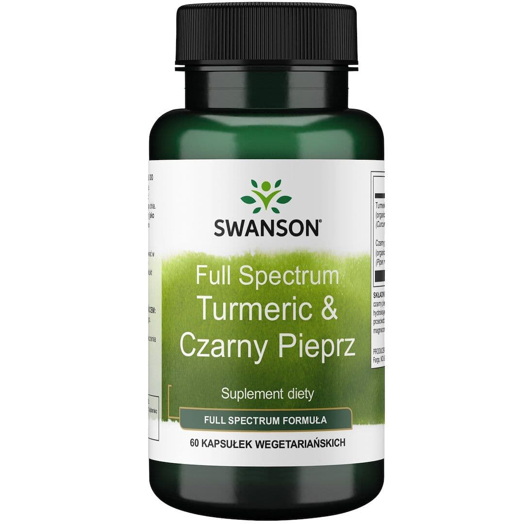 SWANSON FS Turmeric Czarny pieprz 60 kaps