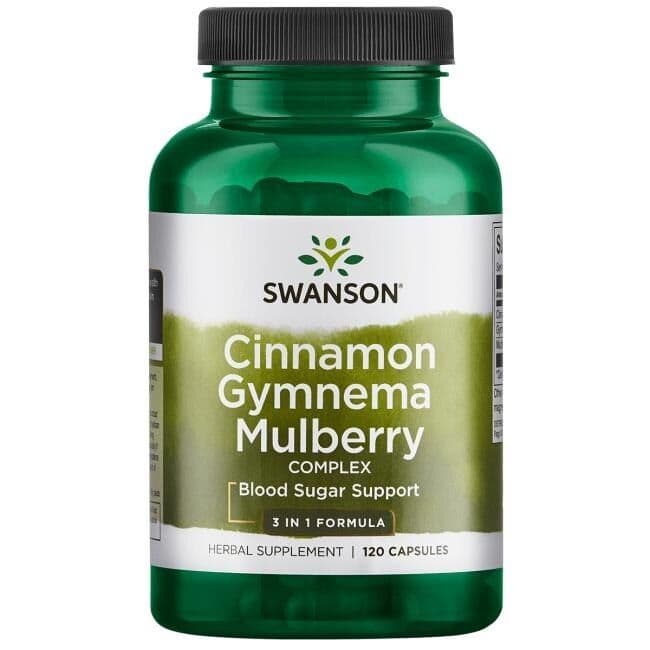 Cinnamon Gymnema Mulberry Complex – 120 capsules