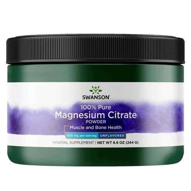 Magnesium Citrate, Powder 630mg - 244g