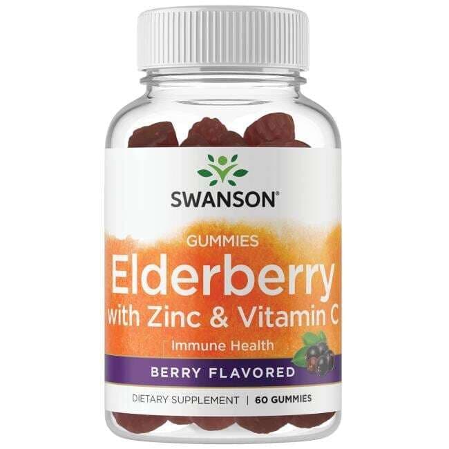 Elderberry Fruchtgummis with Zinc & Vitamin C, Berry - 60 Fruchtgummis