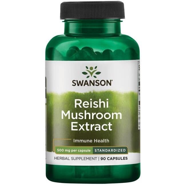 Reishi Mushroom Extract, 500mg – 90 capsules