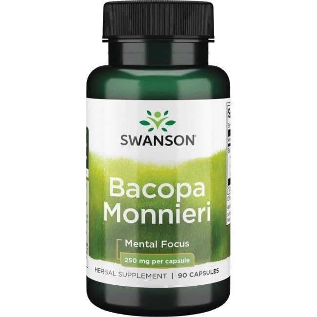 Bacopa Monnieri, 250mg – 90 capsules