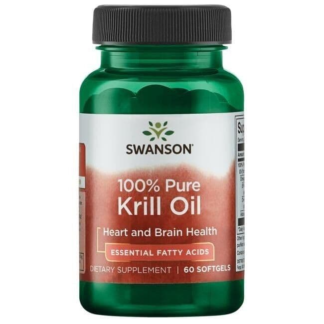 SWANSON Krill Oil 60 kaps