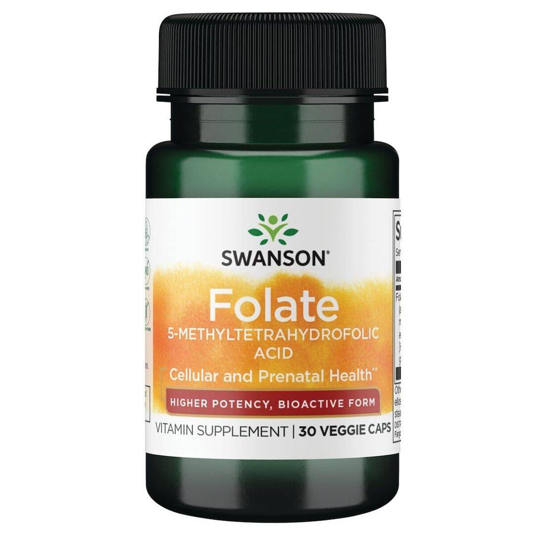 SWANSON Folian Quatrefolic 800µg 30kaps