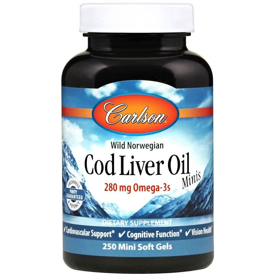 Cod Liver Oil Minis, 280mg - 250 mini softgel