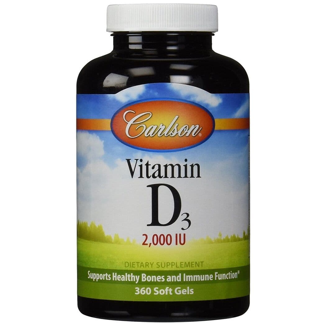 Vitamin D3, 2000 IU - 360 capsules molles