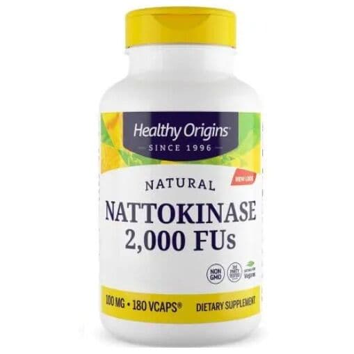 HEALTHY ORIGINS Natural Nattokinase 2000FUs (180 capsules)