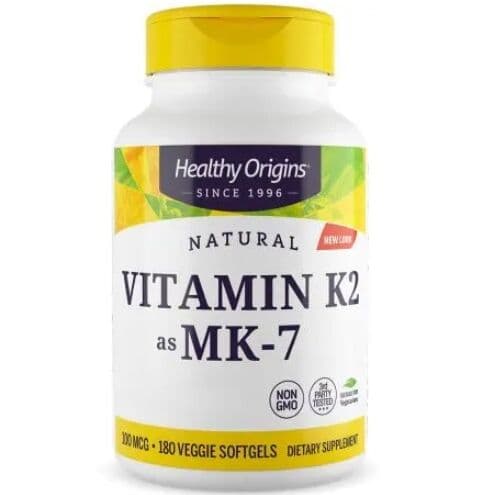 HEALTHY ORIGINS Vitamin K2 Mk7 100 µg (180 capsules)